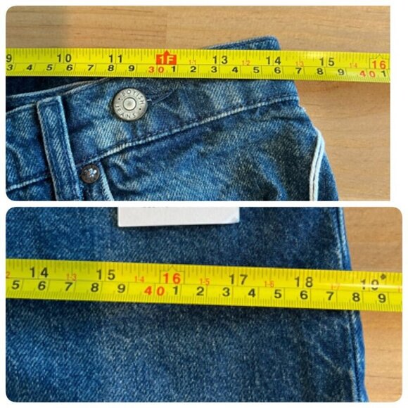Boyish THE CASEY Womens Rigid Denim High Rise Straight Sz 26 in CITY LIGHTS - Picture 8 of 12